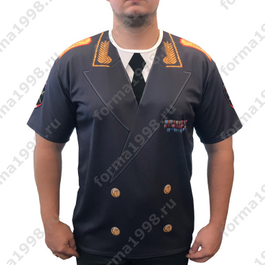 Сувенирная футболка  «Генерал МВД»